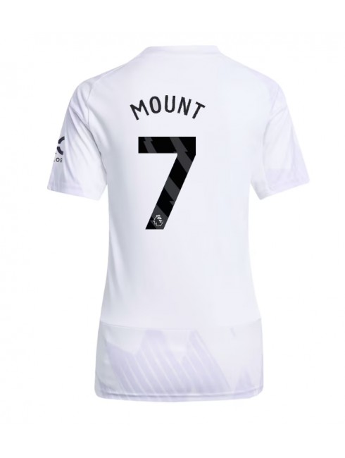 Manchester United Mason Mount #7 Replika Borta Kläder Dam 2025-26 Kortärmad Manchester United Mason Mount #7 Replika Borta Kläder Dam 2025-26 Kortärmad